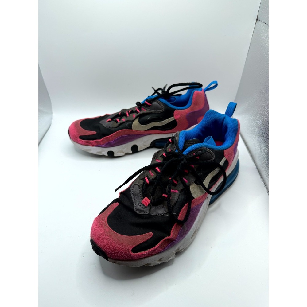 Nike Air Max 270 React GS BQ0101-001 Girls 6 Sneaker Hyper Pink Running Shoes